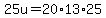 25u=20%2A13%2A25
