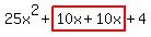 25x%5E2%2Bhighlight%2810x%2B10x%29%2B4
