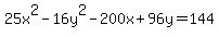 25x%5E2-16y%5E2-200x%2B96y=144