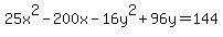 25x%5E2-200x-16y%5E2%2B96y=144