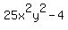 25x%5E2y%5E2+-4