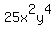 25x%5E2y%5E4