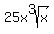 25x%5E3sqrt%28x%29