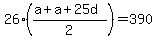 26%28%28a%2Ba%2B25d%29%2F2%29=390