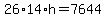 26%2A14%2Ah=7644