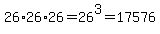 26%2A26%2A26=26%5E3+=+17576