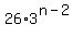 26%2A3%5E%28n-2%29