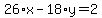 26%2Ax-18%2Ay=2