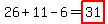 26%2B11-6=highlight%2831%29