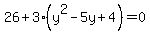 26%2B3%28y%5E2-5y%2B4%29=0