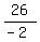 26%2F%28-2%29