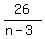 26%2F%28n-3%29
