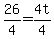 26%2F4=4t%2F4