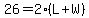 26=2%28L%2BW%29