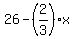 26-%282%2F3%29%2Ax