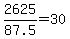 2625%2F87.5=30%25