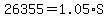 26355=1.05%2AS