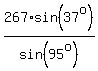 267%2Asin%2837%5Eo%29%2Fsin%2895%5Eo%29