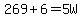 269%2B6=5W