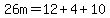 26m=12%2B4%2B10