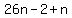 26n+-+2+%2B+n