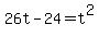 26t-24=t%5E2