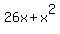 26x%2Bx%5E2