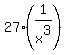27%281%2Fx%5E3%29