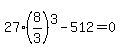 27%288%2F3%29%5E3+-+512+=+0