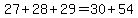27%2B28%2B29=30%2B54