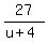 27%2F%28u%2B4%29