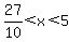 27%2F10%3Cx%3C5