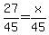27%2F45=x%2F45