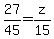 27%2F45=z%2F15
