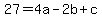 27=4a-2b%2Bc