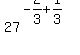 27%5E%28-+2%2F3+%2B+1%2F3%29