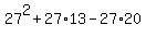 27%5E2%2B27%2A13-27%2A20