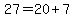 27+=+20+%2B+7
