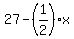 27-%281%2F2%29%2Ax