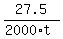 27.5%2F%282000%2At%29