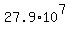 27.9%2A10%5E7