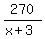 270%2F%28x%2B3%29