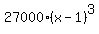 27000%28x+-+1%29%5E3