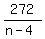 272%2F%28n-4%29