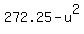 272.25+-+u%5E2