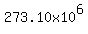273.10x10%5E6