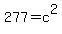 277+=+c%5E2