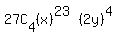 27C%5B4%5D+%28x%29%5E%2823%29%282y%29%5E4+