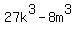 27k%5E3-8m%5E3