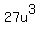 27u%5E3